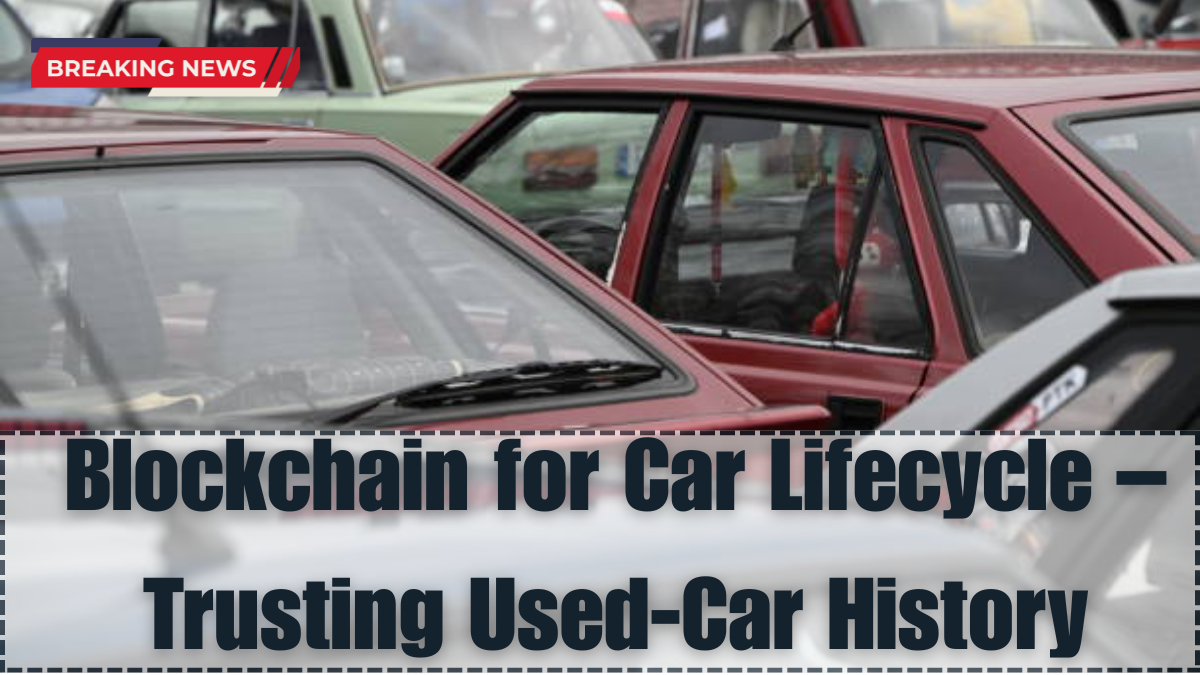 Blockchain for Car Lifecycle – Trusting Used‑Car History